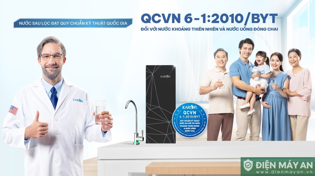 Máy lọc nước RO Karofi KAQ-U99 10 lõi